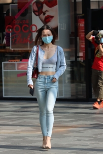 【精选街拍】Vol.3467 清爽浅蓝色 [300P-2.45GB]