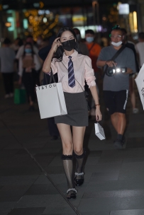 【精选街拍】Vol.3380 简单衬衫短裙 [41P-606MB]