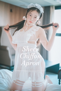 【Djawa】Vol.213 - Pia - Sheer Chiffon Apron [66P-712MB]