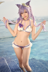 #ZinieQ_Vol.131_Keqing_Bikini_[15P-465MB]